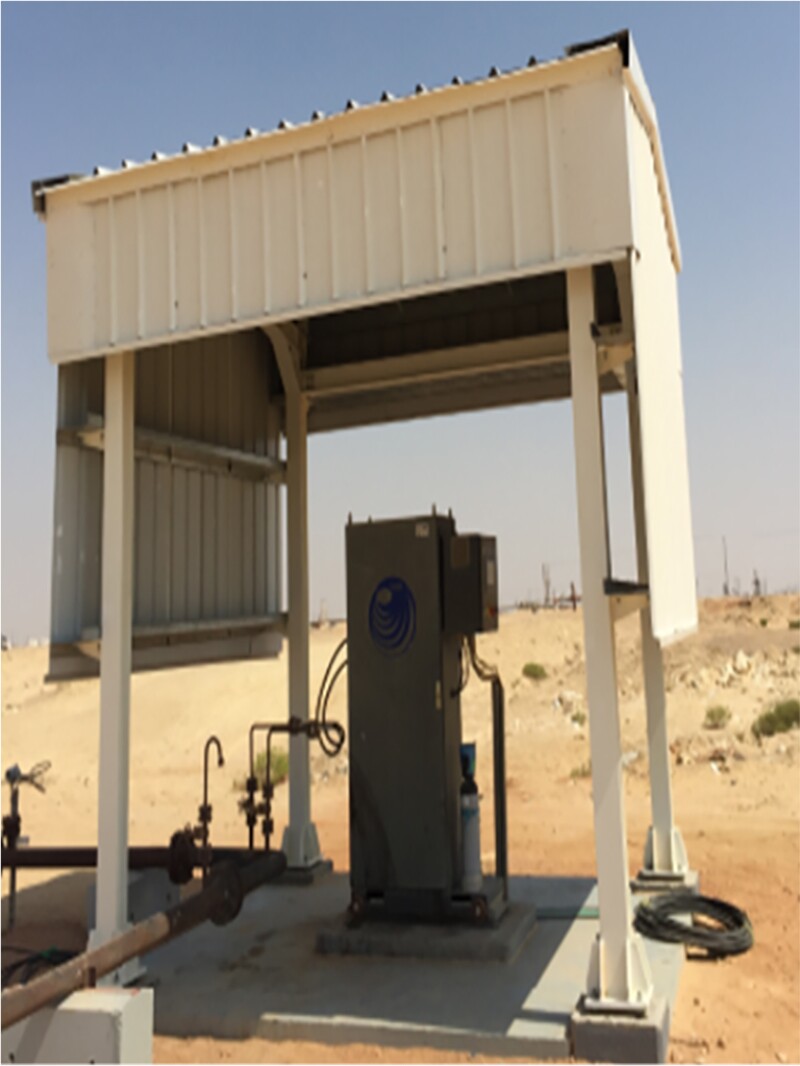 Inline viscometer exterior and interior design.
