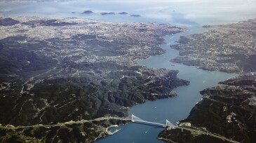 Black Sea has a single entry and exit point at Istanbul