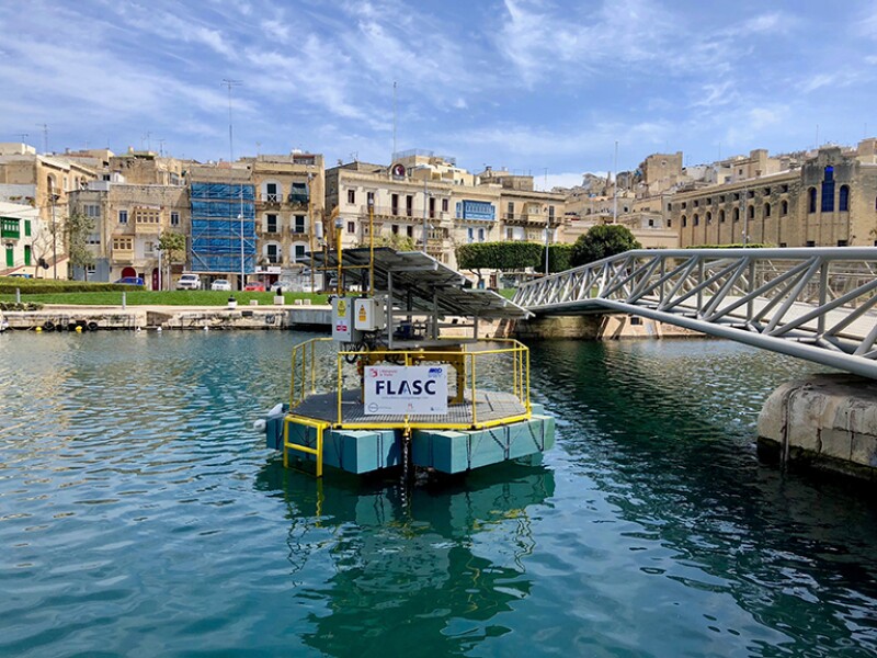 first Flasc HPES prototype deployed in Grand Harbour, Malta