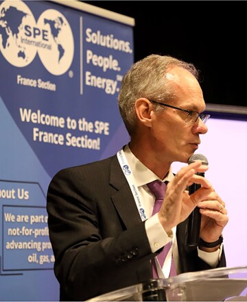 Nicolas Terraz, General Director of Exploration & Production at TotalEnergies, delivers a forward-looking keynote on professional relevance in the energy transition.