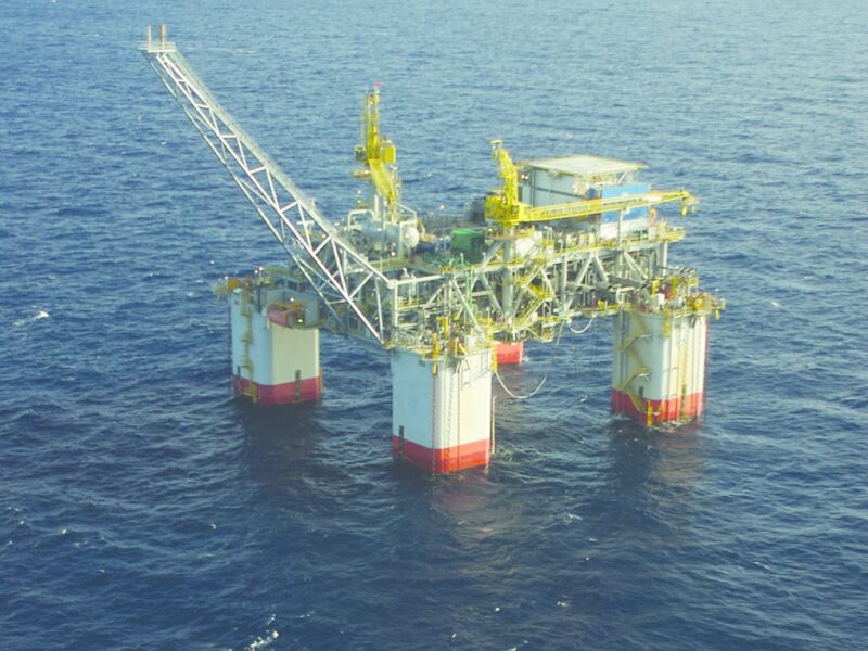 Image of Blind Faith platform in Gulf of Mexico