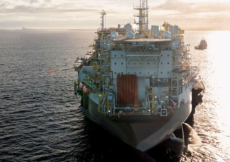 The Marechal Duque de Caxias FPSO was installed in October 2024 on the Mero field in the pre-salt Santos Basin. The unit has a capacity to produce up to 180,000 BOPD and compress up to 12 million m3/D of natural gas. Source: Petrobras.