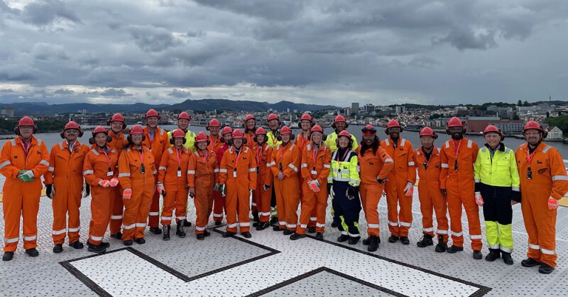 A highlight of the summer Board meeting held in Stavanger was a spectacular visit to Vår Energi’s Jotun FPSO.