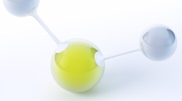 Hydrogen Sulfide Molecule Ball And Stick Model
