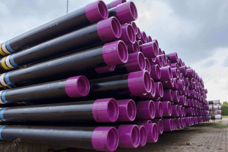 Stack of pipe
