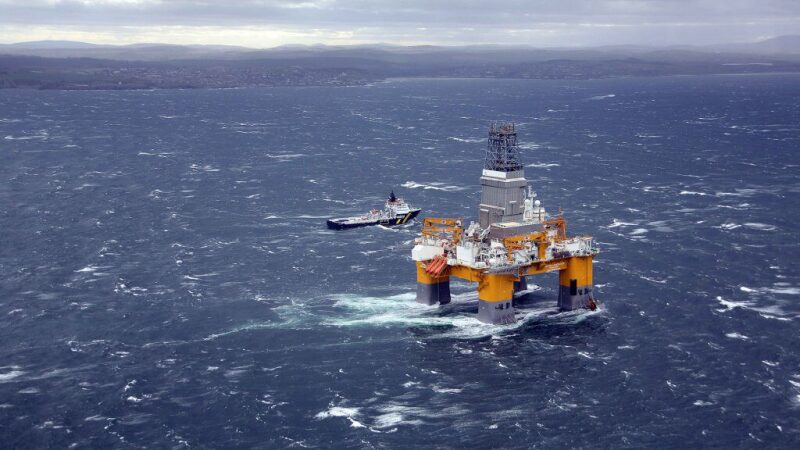 Offshore platform and a supply boat