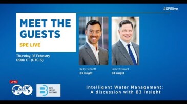 SPE Live: Intelligent Water Management — A Discussion with B3 Insight
