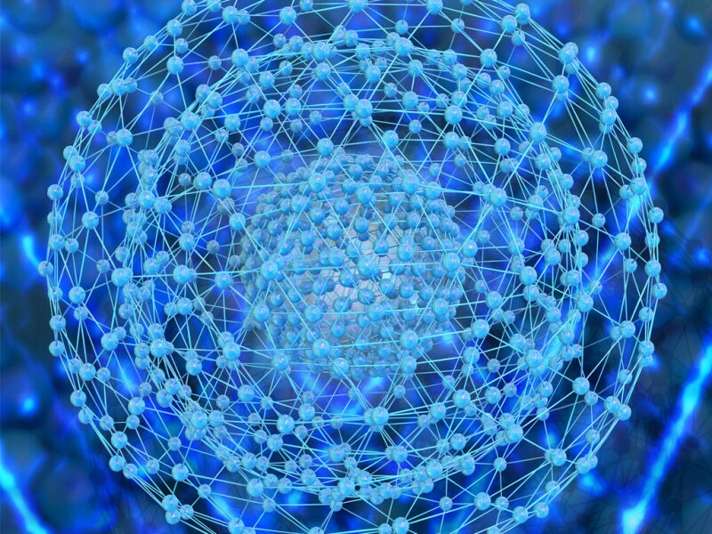 Abstract concept of a nanoparticle