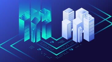 Digital Twins Technology Illustration