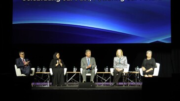 participants in the “Celebrating our Past, Powering our Future” plenary