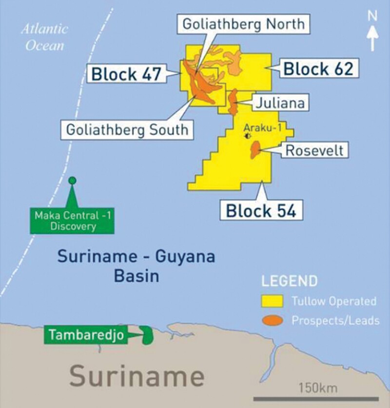 Suriname map