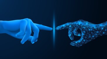 Touch with virtual reality.