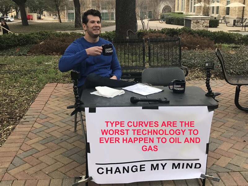 Change My Mind sign at table with man drinking coffee