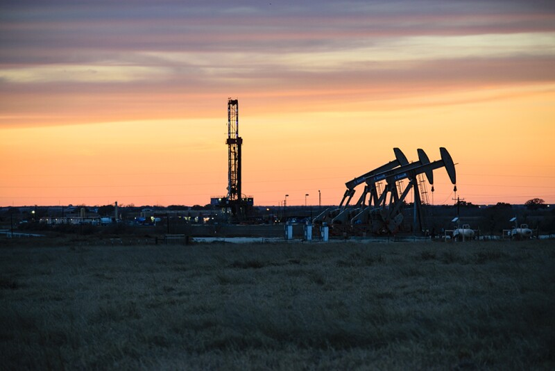 Texas Wells in the Permian being Drilled and Fracked