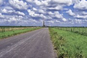Road from oil rig