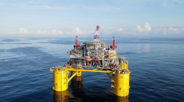 The Vito FPU in the Mississippi Canyon area of the deepwater Gulf of Mexico.