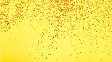 Bubbles on a yellow background