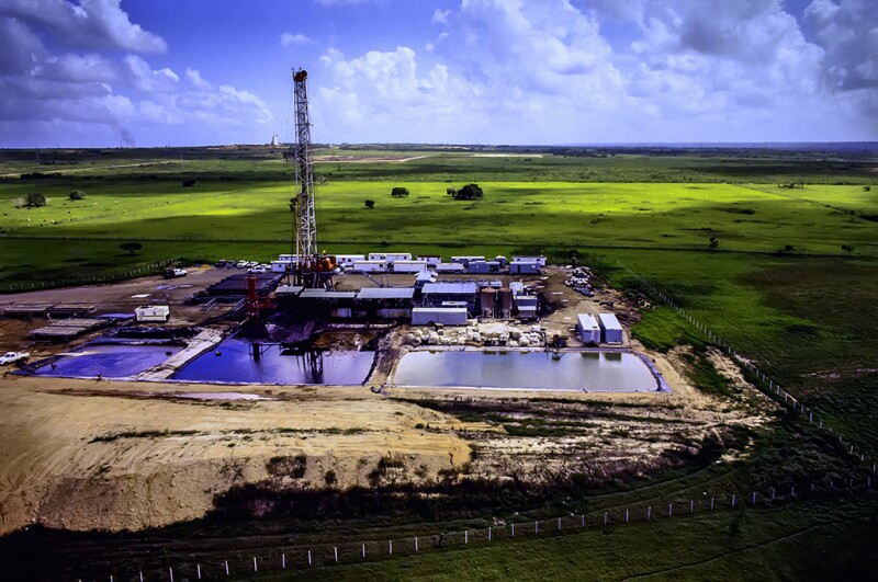 Drilling Rig- Aerial View