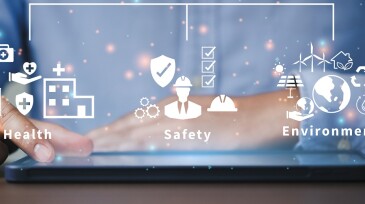 HSE - health safety environment acronym Banner for business and organization. Standard safe industrial work and industrial. Health Safety Environment.