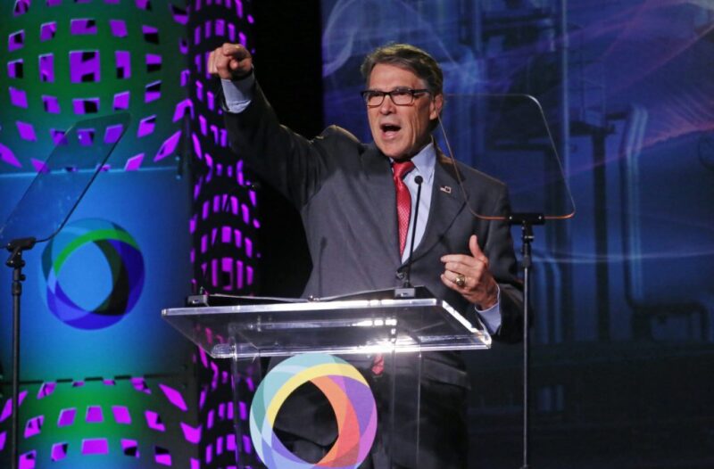 US Energy Secretary Rick Perry