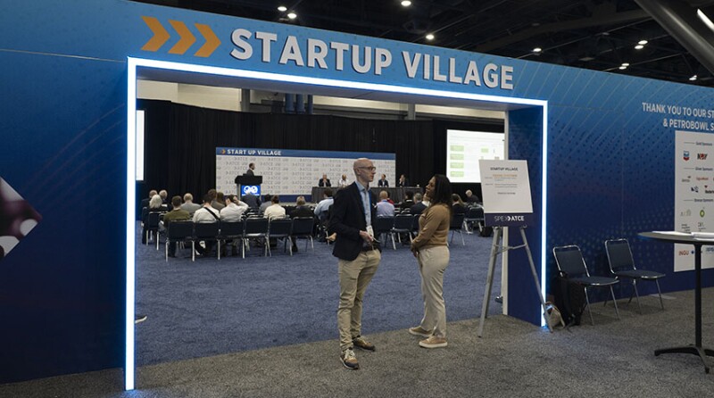 Ten companies competed in the SPE ATCE Startup Village this year, each delivering a 7-minute pitch followed by 7 minutes of Q&A with a panel of industry judges.