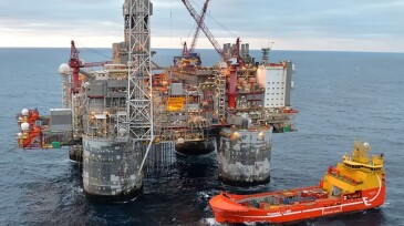 The Heidrun field on Haltenbanken in the Norwegian Sea.