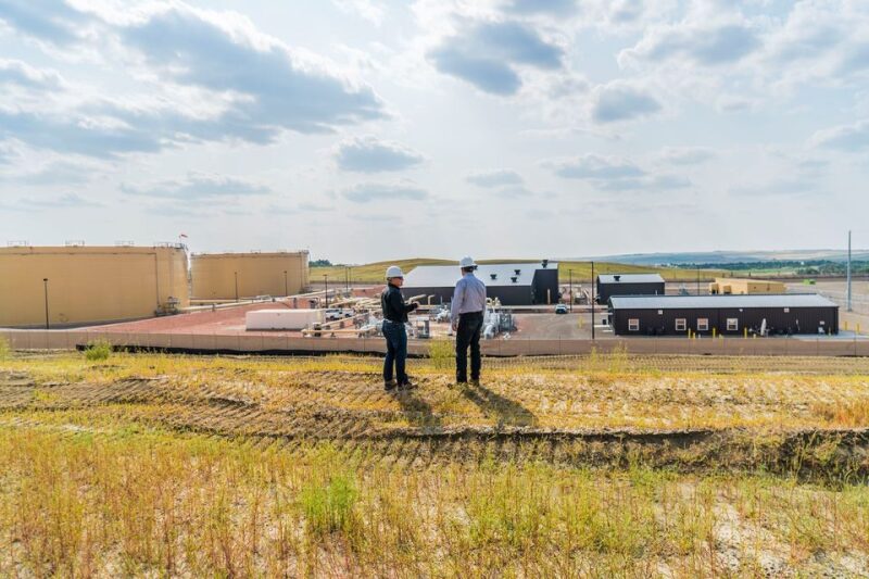 Facility along the Dakota Access Pipeline