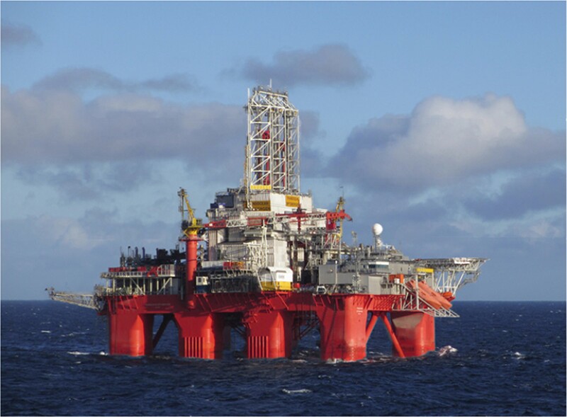 Transocean Spitsbergen semisubmersible.