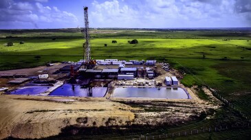 Drilling Rig- Aerial View