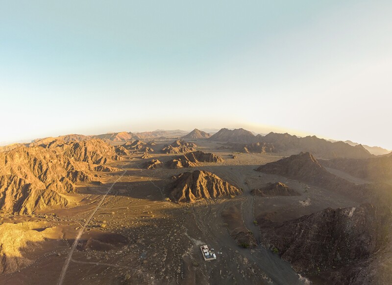 A site in the UAE where 44.01 will test how effectively it can mineralize carbon dioxide in the hard, tight rock.