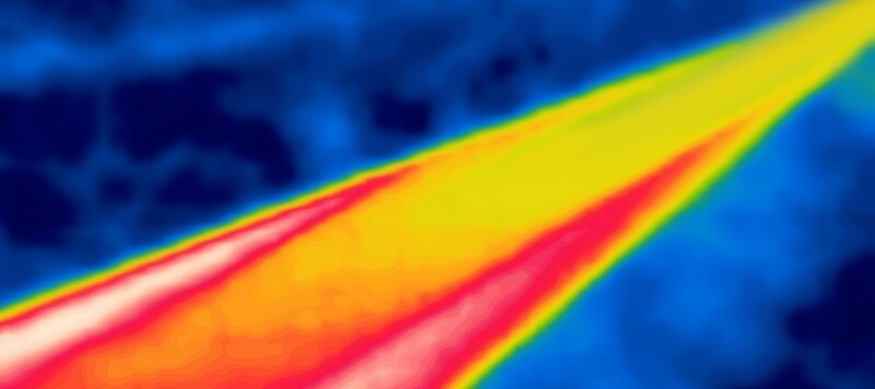 Long industrial pipeline thermal imager