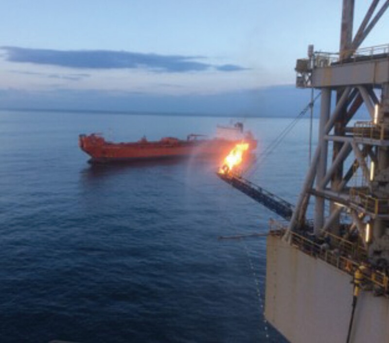 well-cleanup operation offshore