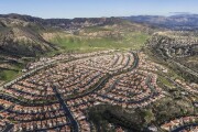 Porter Ranch Los Angeles Aerial 