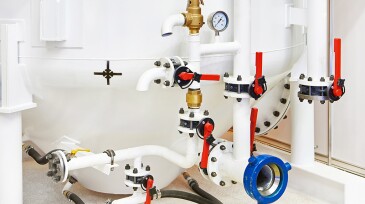 Oil well cementing equipment at the exhibition