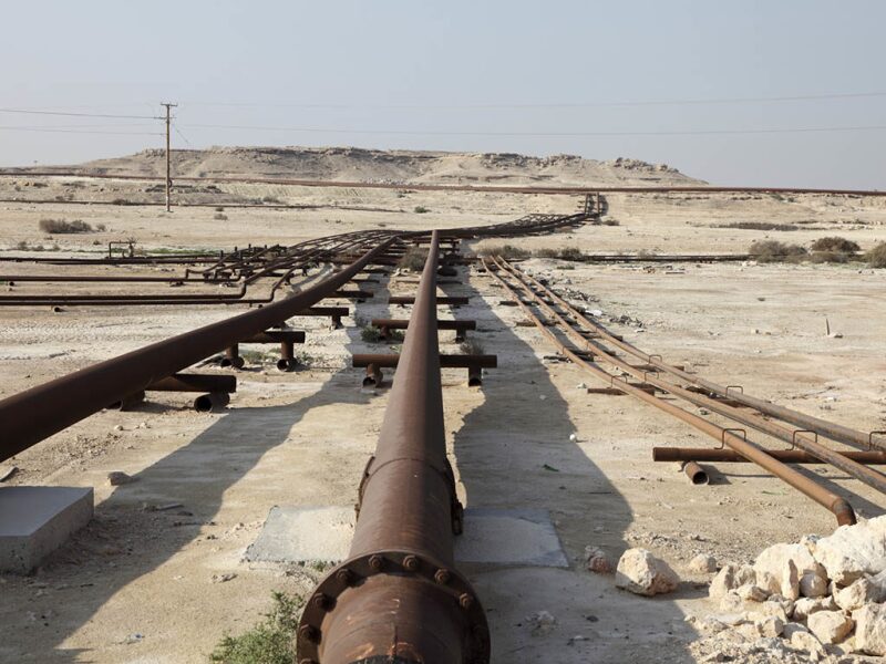 rusted pipelines