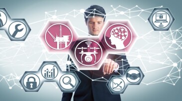 Manager Using AI And Drone For Oil Rig Inspection