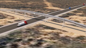 Dune Express overland conveyor belt