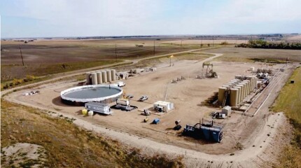 A Liberty Resources wellsite