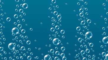 Fizzing Air Bubbles Abstract Background