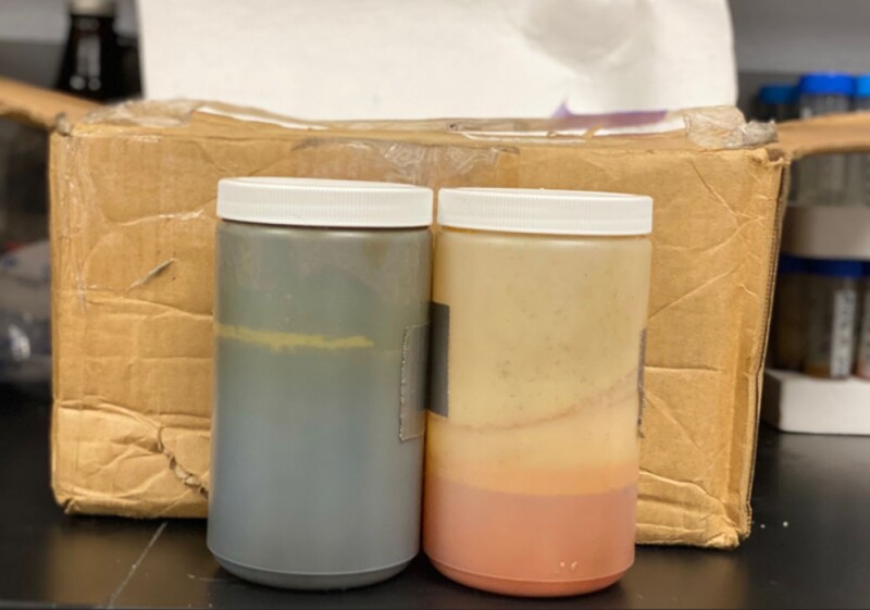Water samples recently collected in East Texas.