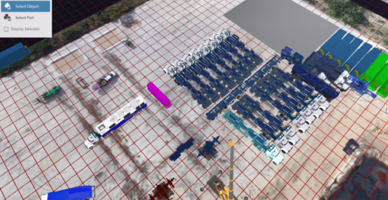Wellsite as viewed in virtual reality technology