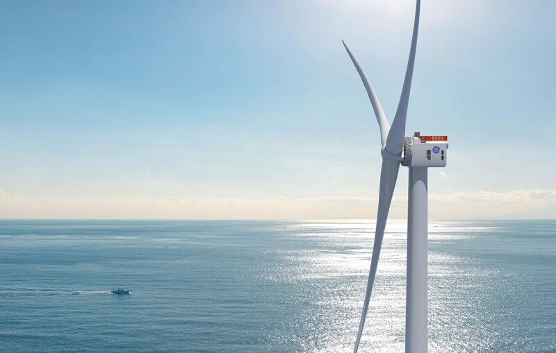 Turbine in  Dogger Bank Wind Farm