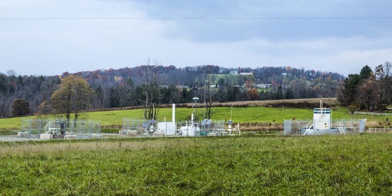 Gas well location in the Marcellus Shale