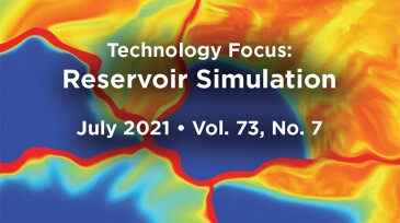 Reservoir Simulation intro with abstract background
