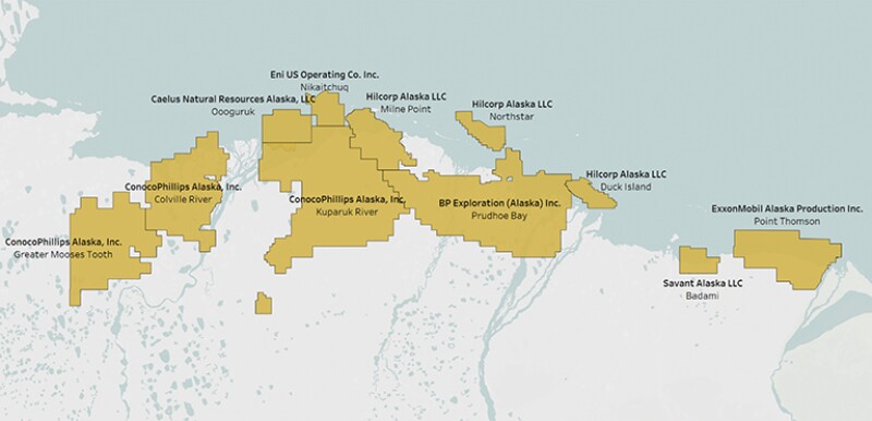 North Slope units in production