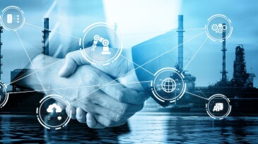 Industry 4.0 technology concept - Smart factory for fourth industrial revolution