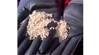 Fig. 1—The particulate LCM degrades into a liquid form over time, avoiding reservoir damage and eliminating the need for secondary operations to remove the LCM.