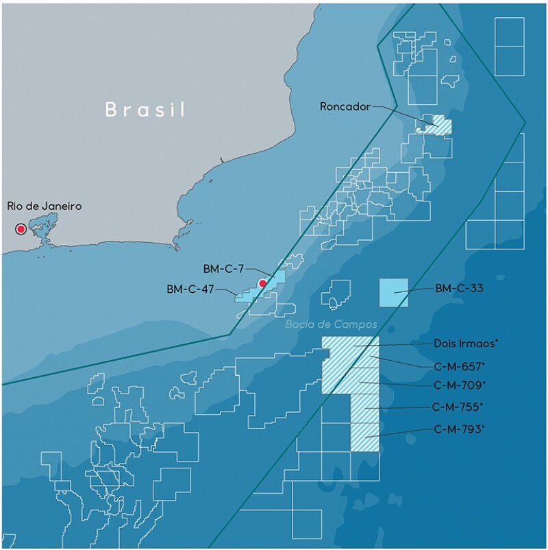 Equinor fields in Brazil