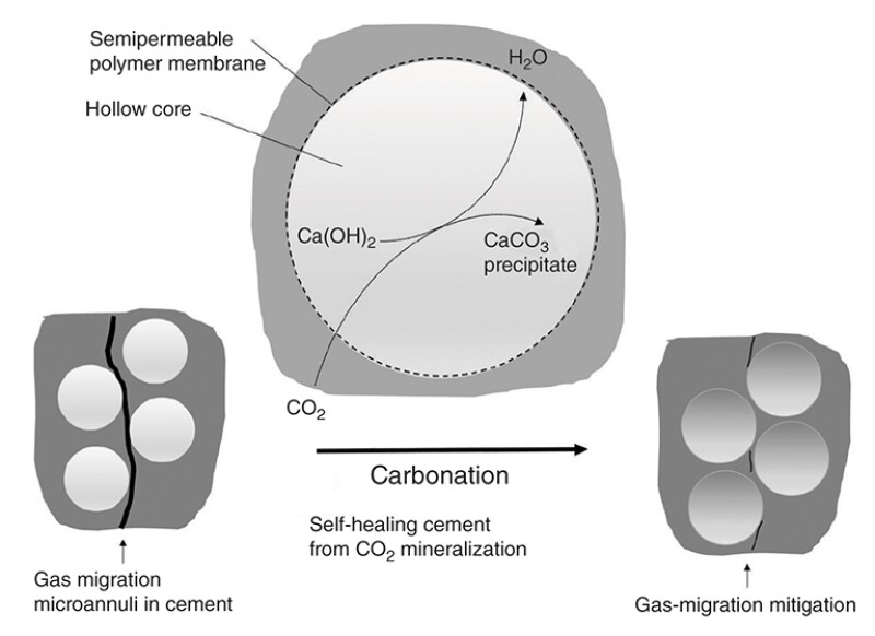 Engineered capsules for cement additives 